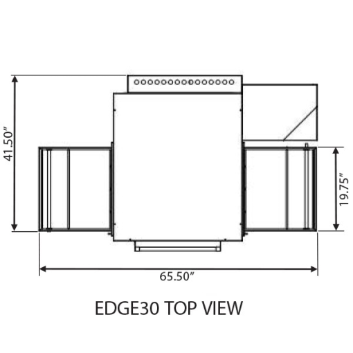 Edge Pizza Oven EDGE1830-1 18" wide belt