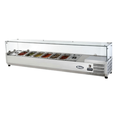Atosa toppings unit VRX 1200330 Glass top