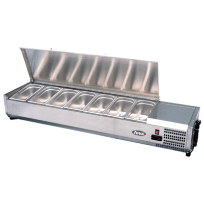 Atosa toppings unit VRX 1200380S stainless steel lid
