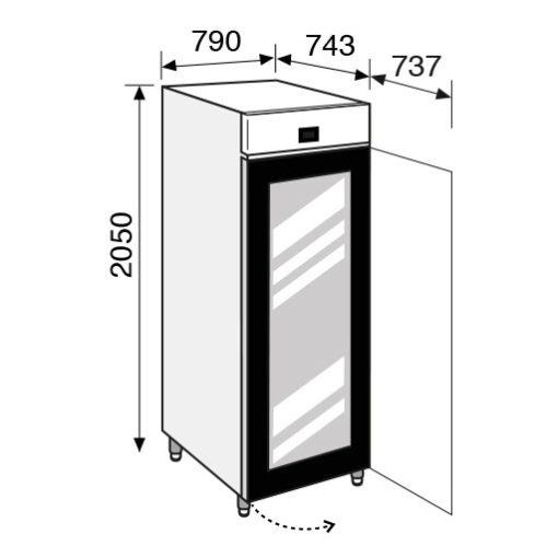 Everlasting AFK221 Retarder Prover Glass Door