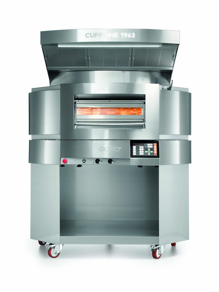 giotto rotating base cuppone stainless steel pizza oven